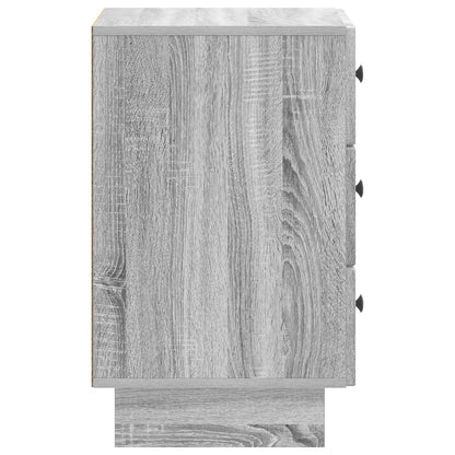 Bedside Cabinet Grey Sonoma 43 x 41 x 66.5 cm Engineered Wood