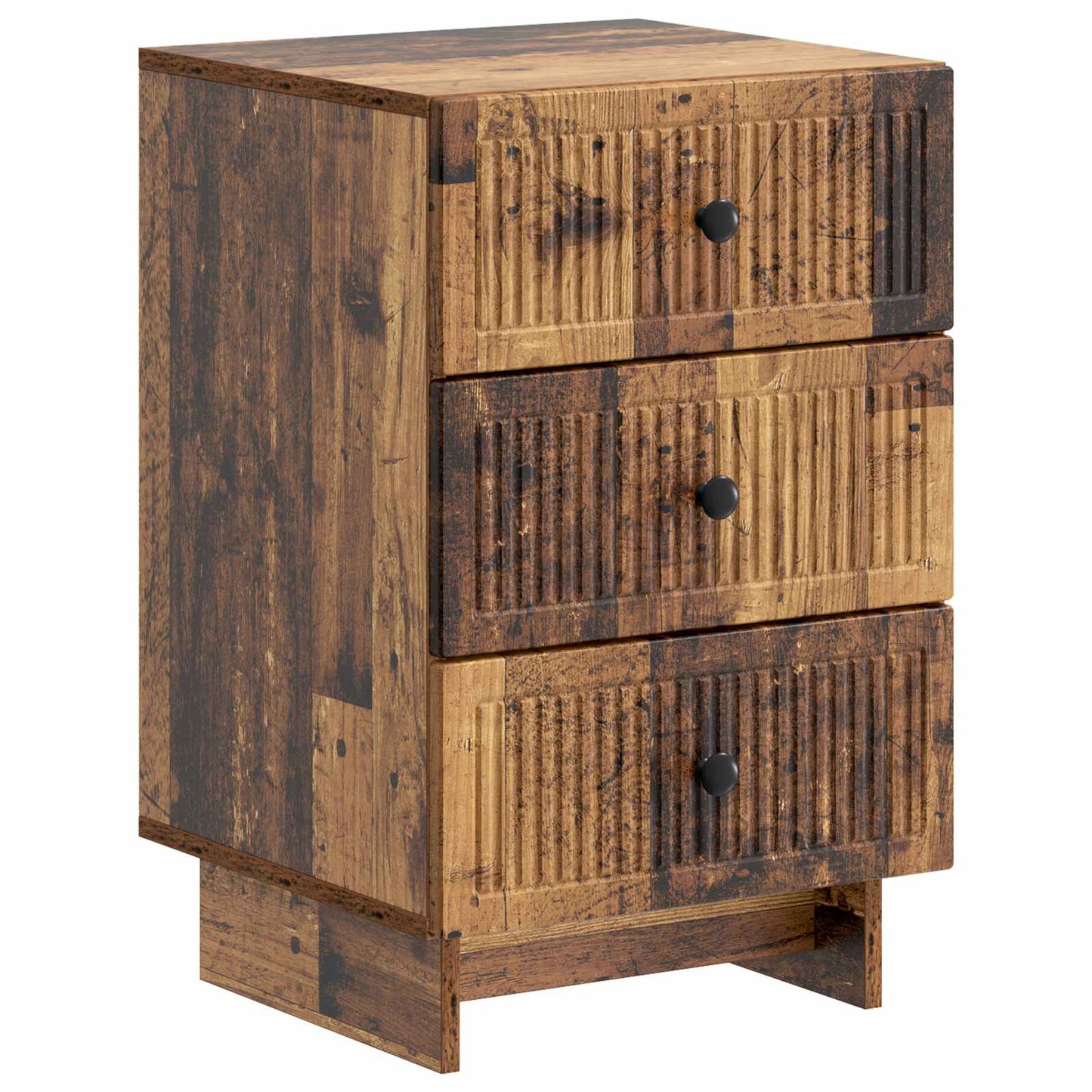 Bedside Cabinet Old Wood 43 x 41 x 66.5 cm Engineered Wood