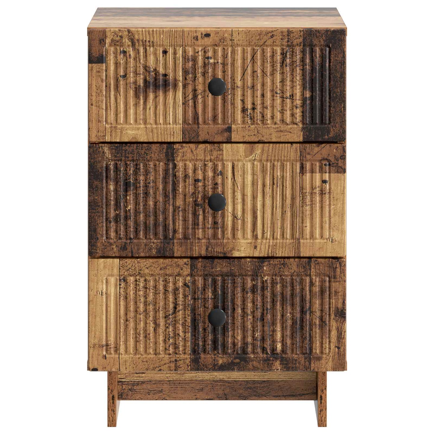 Bedside Cabinet Old Wood 43 x 41 x 66.5 cm Engineered Wood