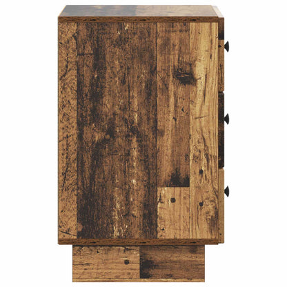 Bedside Cabinet Old Wood 43 x 41 x 66.5 cm Engineered Wood