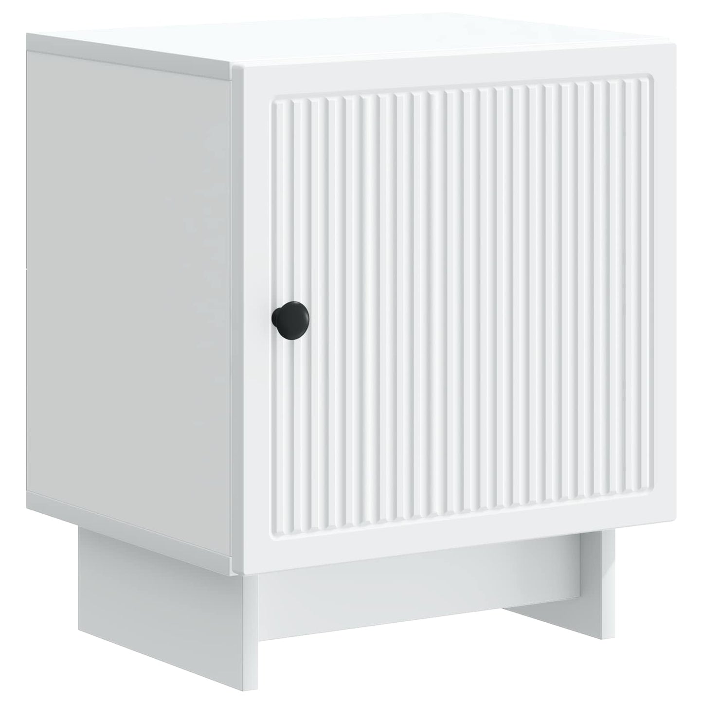 Bedside Cabinet White 43 x 34.5 x 50 cm Engineered Wood