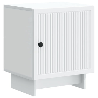 Bedside Cabinet 2 pcs White 43 x 34.5 x 50 cm Engineered Wood