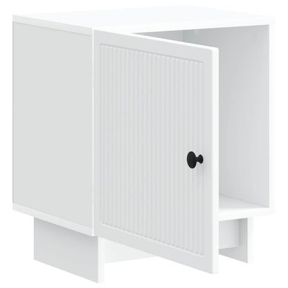 Bedside Cabinet 2 pcs White 43 x 34.5 x 50 cm Engineered Wood