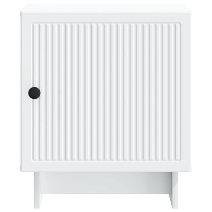 Bedside Cabinet 2 pcs White 43 x 34.5 x 50 cm Engineered Wood