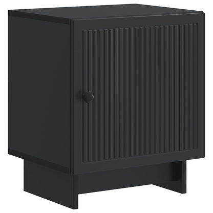 Bedside Cabinet Black 43 x 34.5 x 50 cm Engineered Wood