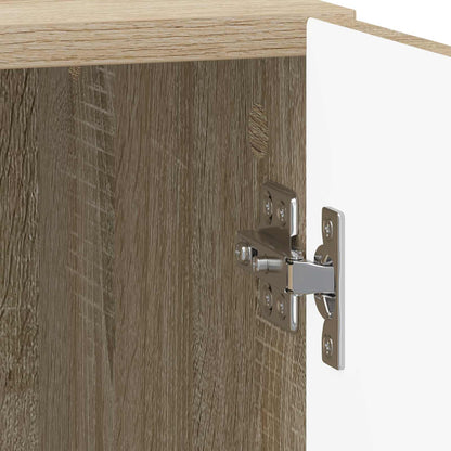 Bedside Cabinet Sonoma Oak 43 x 34.5 x 50 cm Engineered Wood