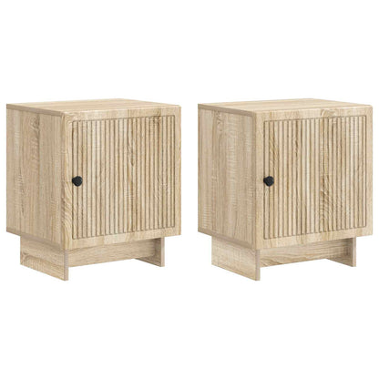 Bedside Cabinet 2 pcs Sonoma Oak 43 x 34.5 x 50 cm