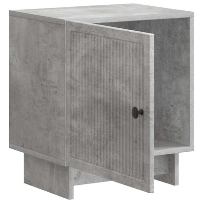 Bedside Cabinet Concrete Grey 43 x 34.5 x 50 cm Engineered Wood
