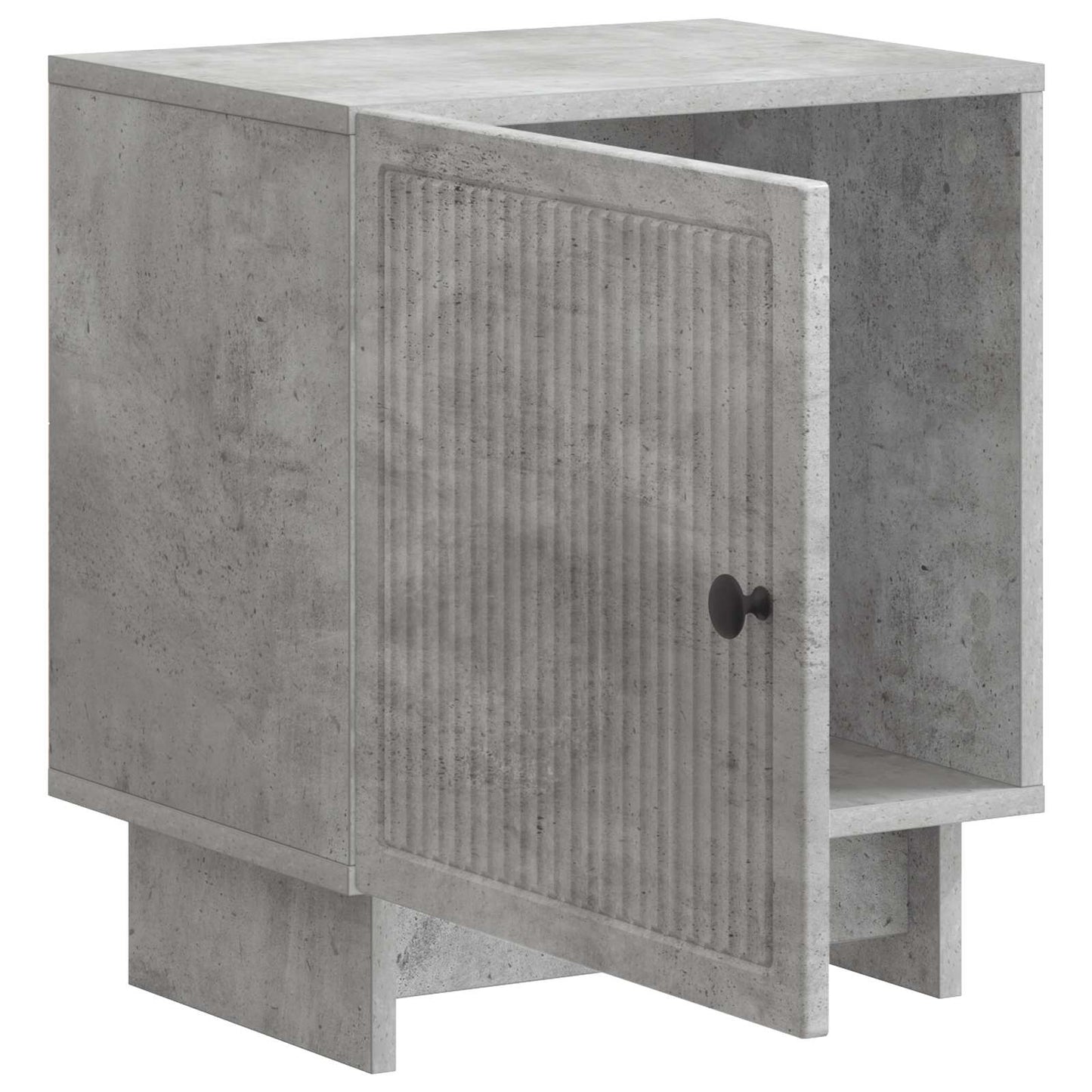 Bedside Cabinet 2 pcs Concrete Grey 43 x 34.5 x 50 cm