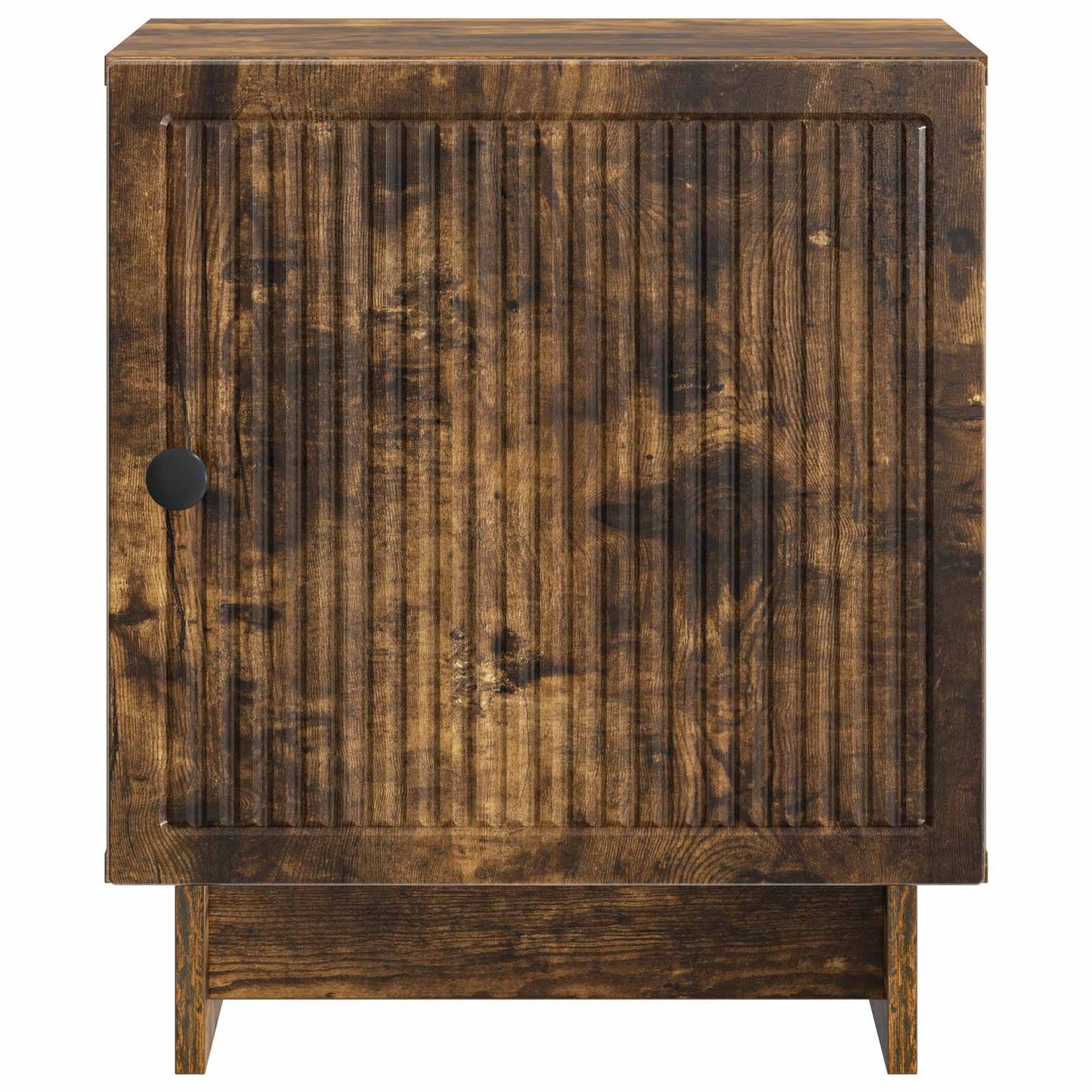 Bedside Cabinet Smoked Oak 43 x 34.5 x 50 cm Engineered Wood