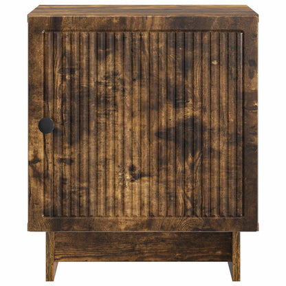 Bedside Cabinet Smoked Oak 43 x 34.5 x 50 cm Engineered Wood