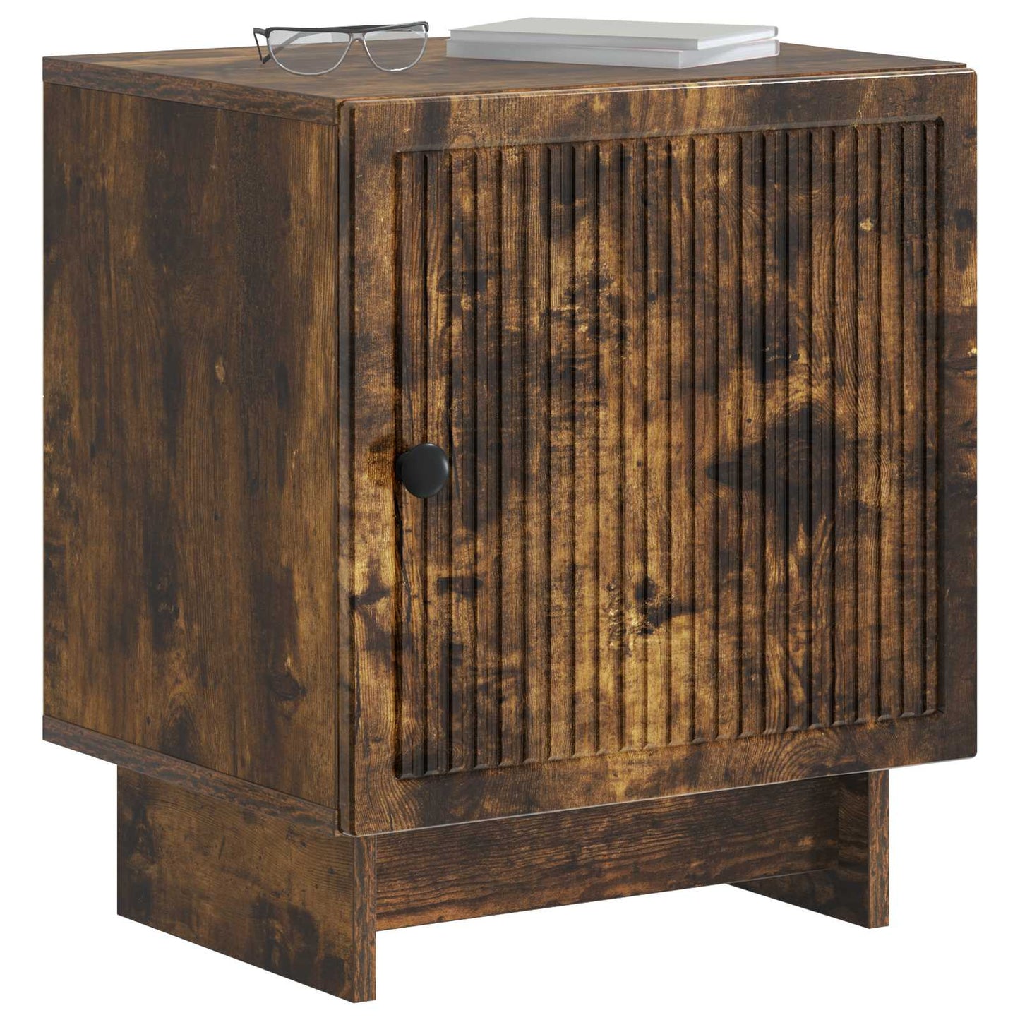 Bedside Cabinet Smoked Oak 43 x 34.5 x 50 cm Engineered Wood
