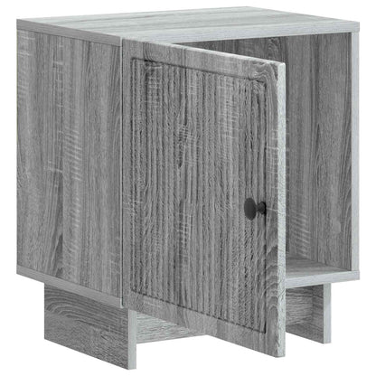 Bedside Cabinet 2 pcs Grey Sonoma 43 x 34.5 x 50 cm
