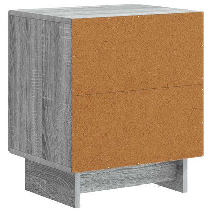 Bedside Cabinet 2 pcs Grey Sonoma 43 x 34.5 x 50 cm