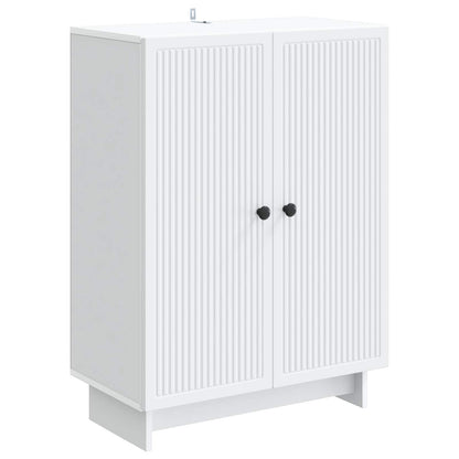 Sideboard White 66 x 34.5 x 90 cm Engineered Wood