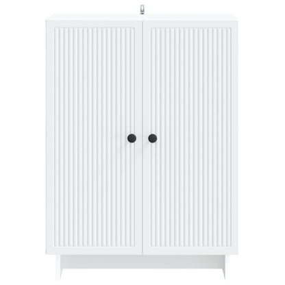Sideboard White 66 x 34.5 x 90 cm Engineered Wood