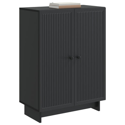 Sideboard Black 66 x 34.5 x 90 cm Engineered Wood