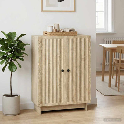 Sideboard Sonoma Oak 66 x 34.5 x 90 cm Engineered Wood