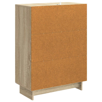 Sideboard Sonoma Oak 66 x 34.5 x 90 cm Engineered Wood