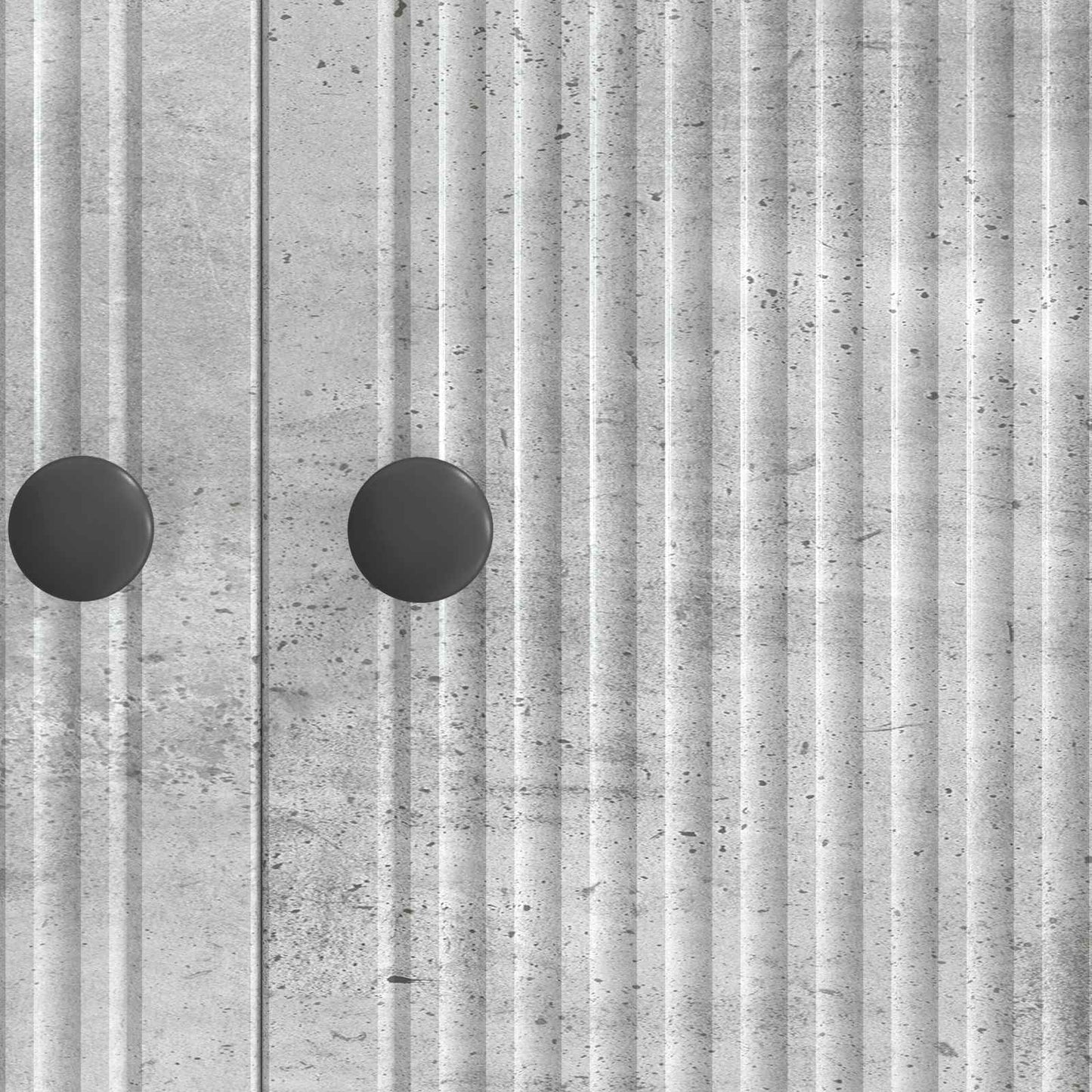 Sideboard Concrete Grey 66 x 34.5 x 90 cm Engineered Wood