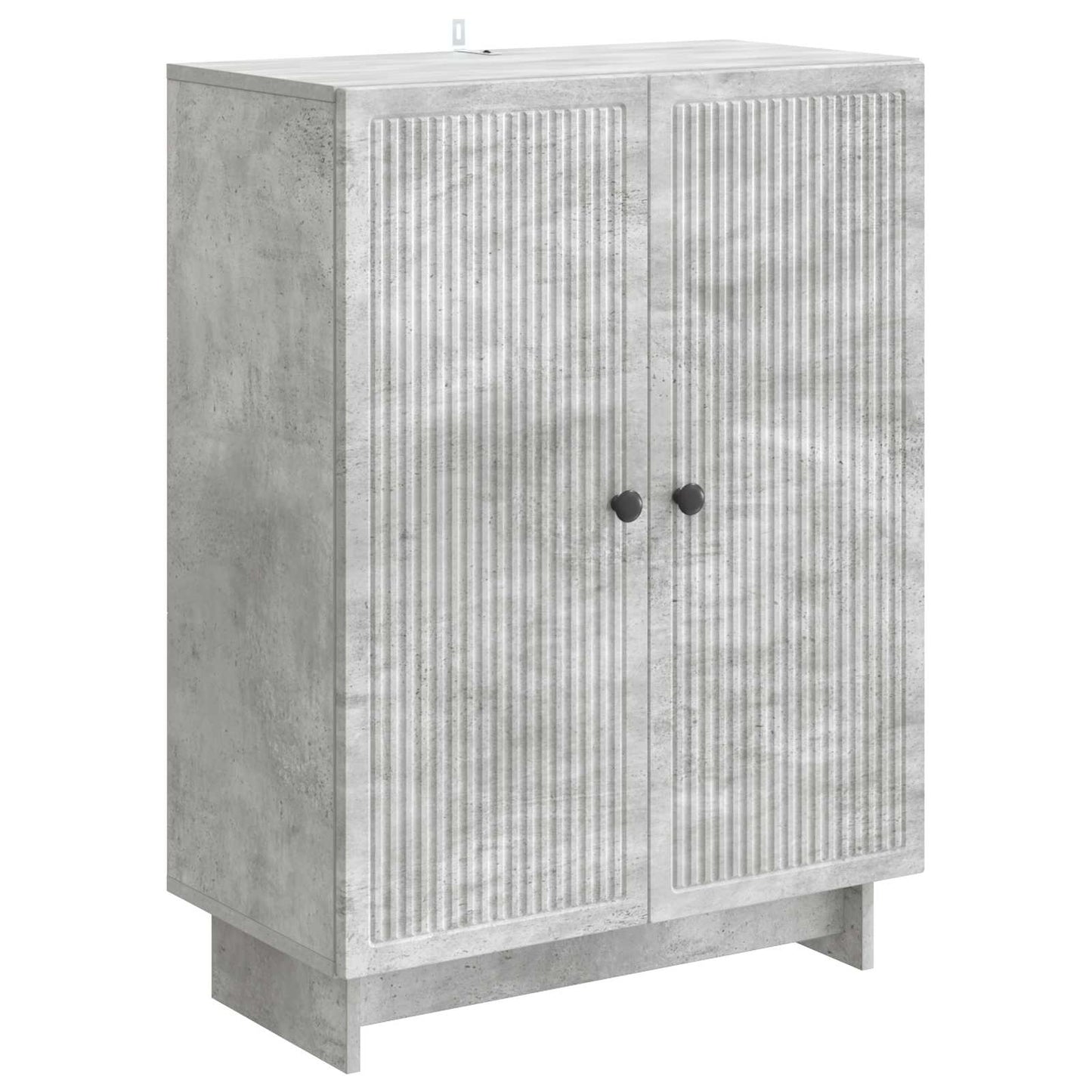 Sideboard Concrete Grey 66 x 34.5 x 90 cm Engineered Wood