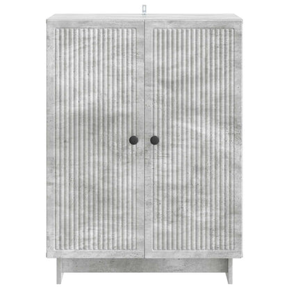 Sideboard Concrete Grey 66 x 34.5 x 90 cm Engineered Wood