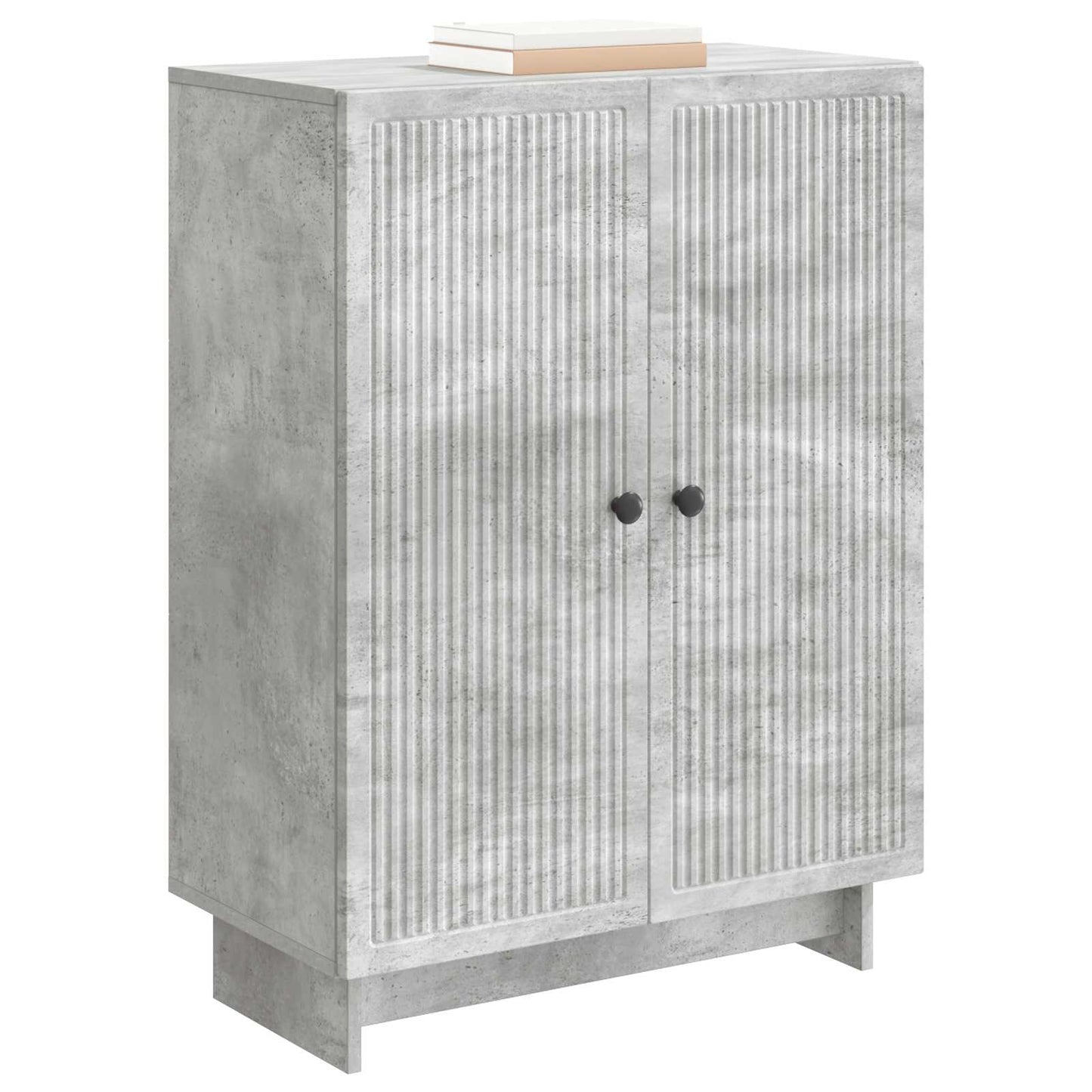 Sideboard Concrete Grey 66 x 34.5 x 90 cm Engineered Wood