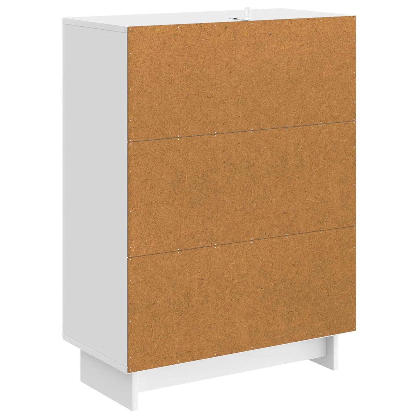 Sideboard High Gloss White 66 x 34.5 x 90 cm Engineered Wood
