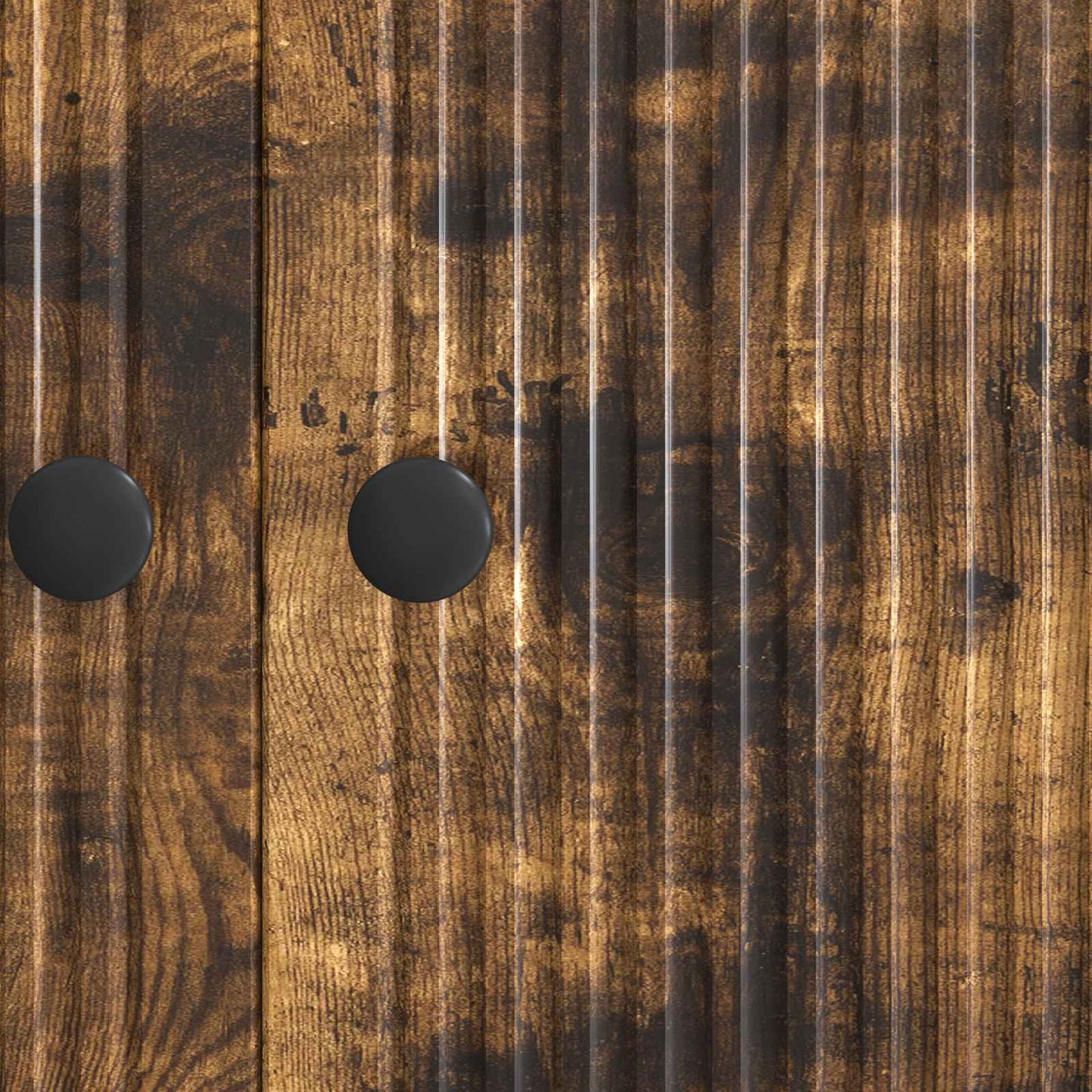 Sideboard Smoked Oak 66 x 34.5 x 90 cm Engineered Wood