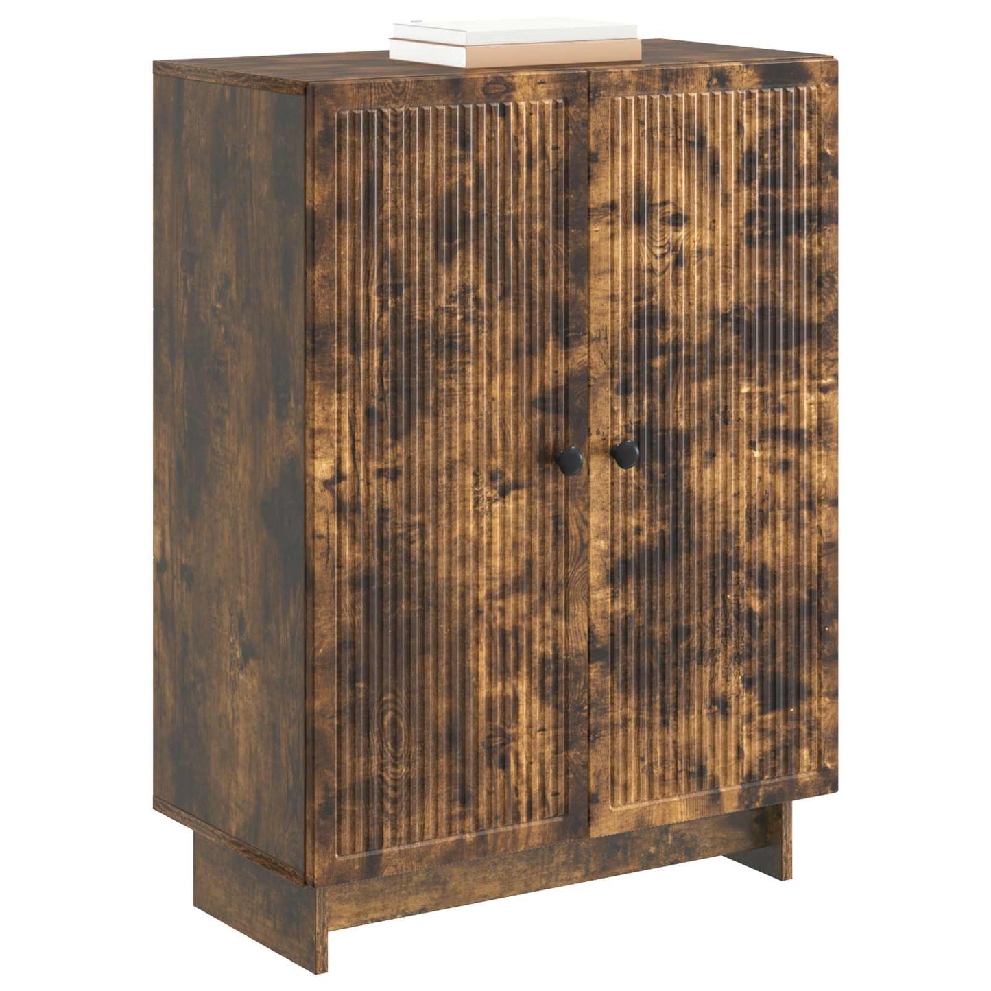 Sideboard Smoked Oak 66 x 34.5 x 90 cm Engineered Wood