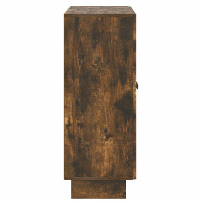 Sideboard Smoked Oak 66 x 34.5 x 90 cm Engineered Wood