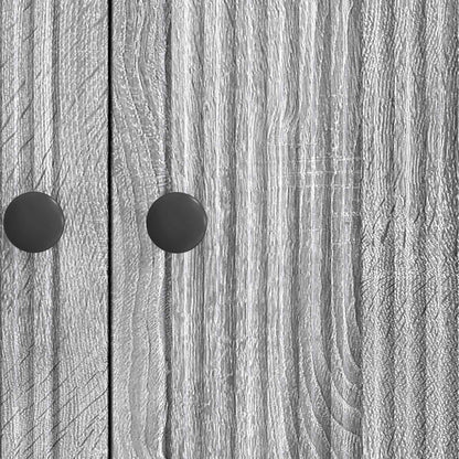 Sideboard Grey Sonoma 66 x 34.5 x 90 cm Engineered Wood