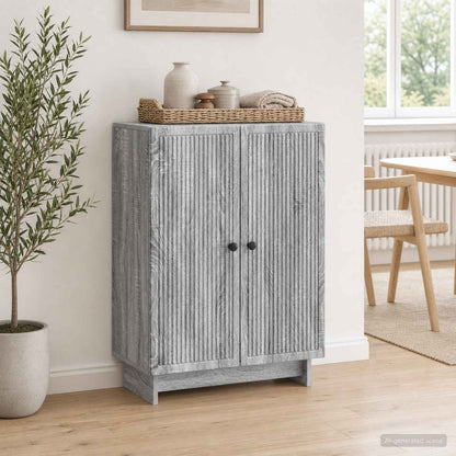 Sideboard Grey Sonoma 66 x 34.5 x 90 cm Engineered Wood