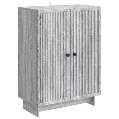 Sideboard Grey Sonoma 66 x 34.5 x 90 cm Engineered Wood
