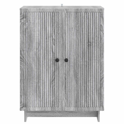 Sideboard Grey Sonoma 66 x 34.5 x 90 cm Engineered Wood