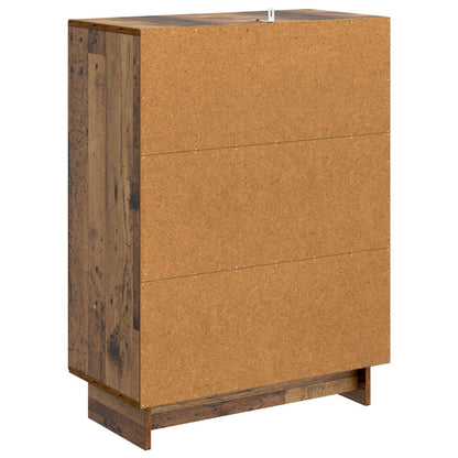 Sideboard Old Wood 66 x 34.5 x 90 cm Engineered Wood