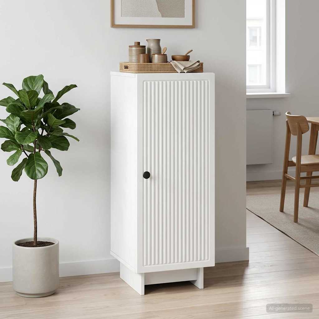 Sideboard White 33 x 34.5 x 90 cm Engineered Wood
