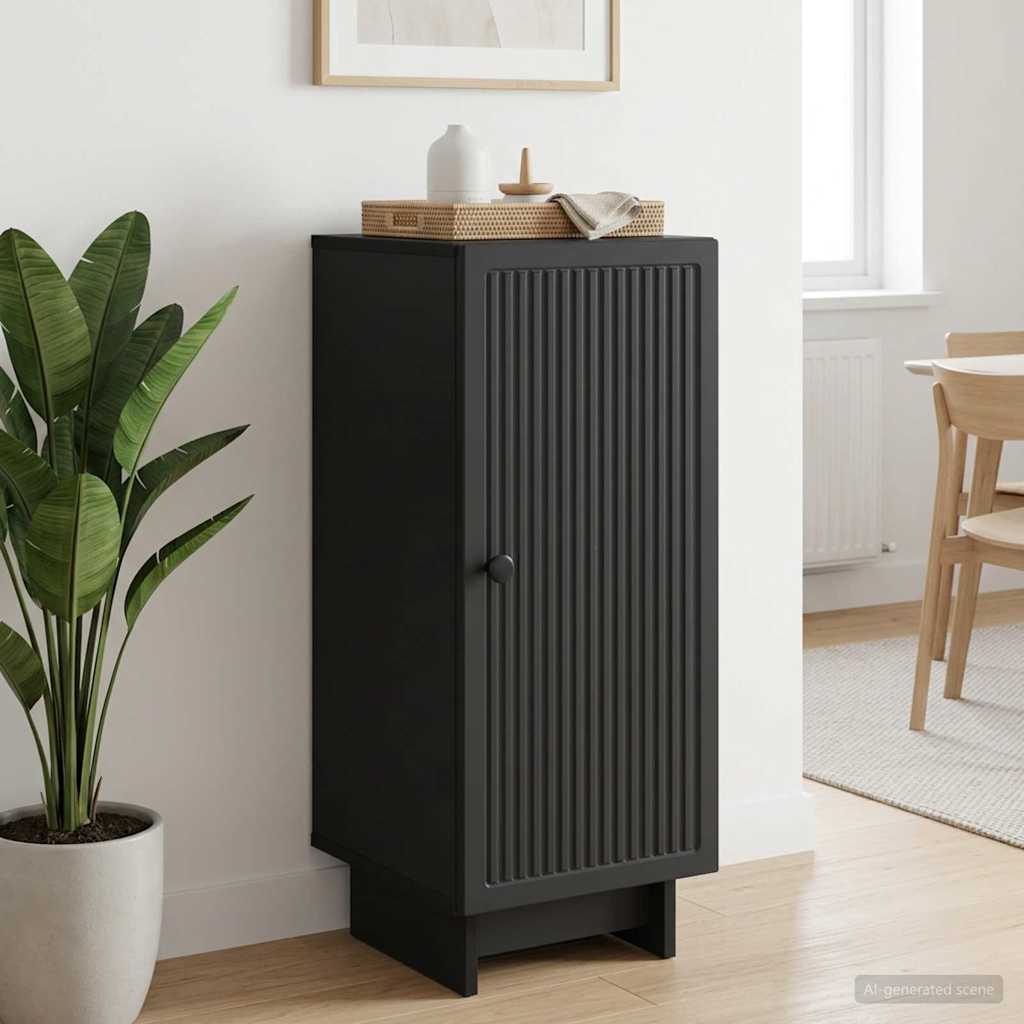 Sideboard Black 33 x 34.5 x 90 cm Engineered Wood