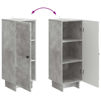 Sideboard Concrete Grey 33 x 34.5 x 90 cm Engineered Wood