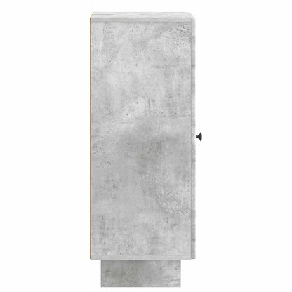 Sideboard Concrete Grey 33 x 34.5 x 90 cm Engineered Wood