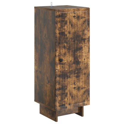 Sideboard Smoked Oak 33 x 34.5 x 90 cm Engineered Wood