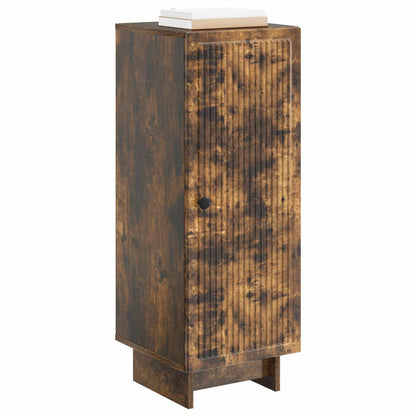 Sideboard Smoked Oak 33 x 34.5 x 90 cm Engineered Wood