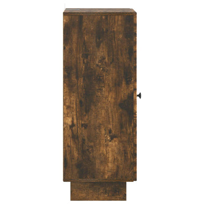 Sideboard Smoked Oak 33 x 34.5 x 90 cm Engineered Wood