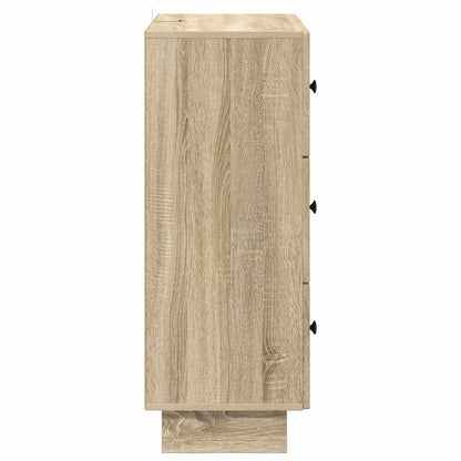 Drawer Cabinet Sonoma Oak 66 x 34.5 x 90 cm Engineered Wood