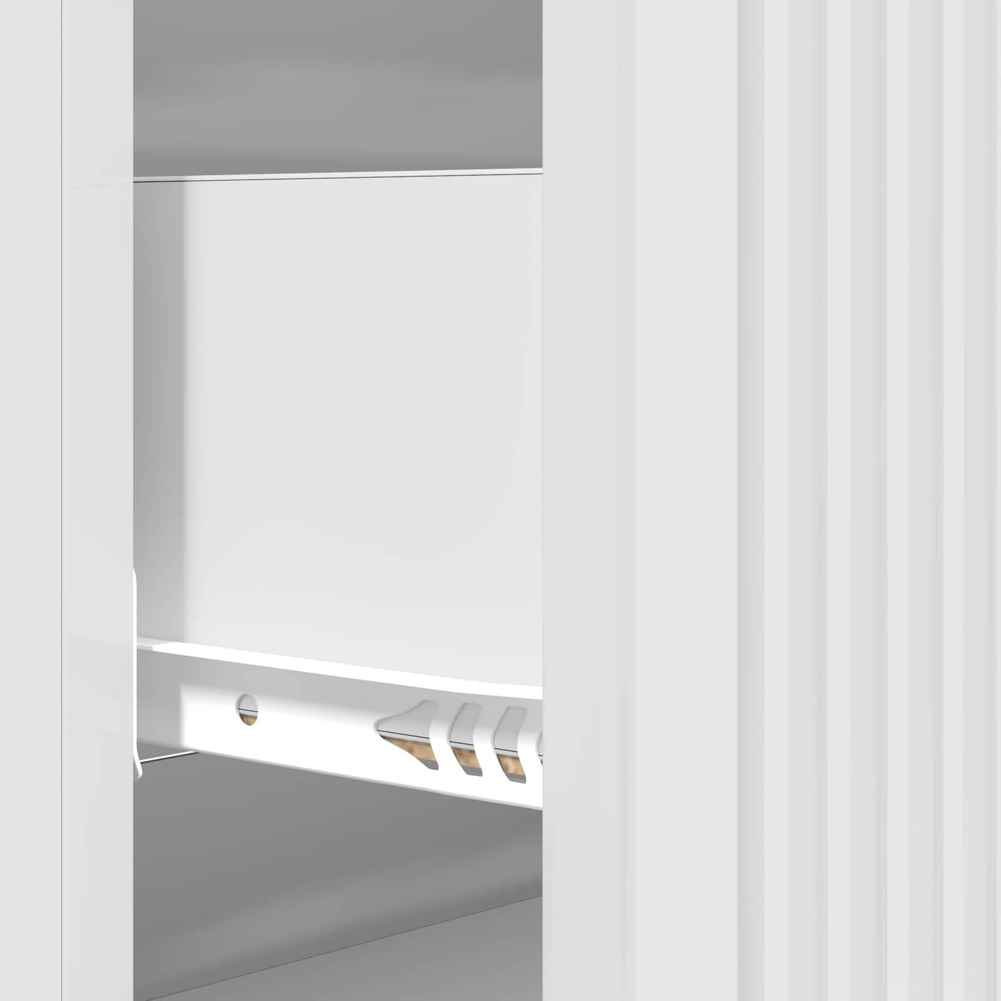 Drawer Cabinet High Gloss White 66 x 34.5 x 90 cm