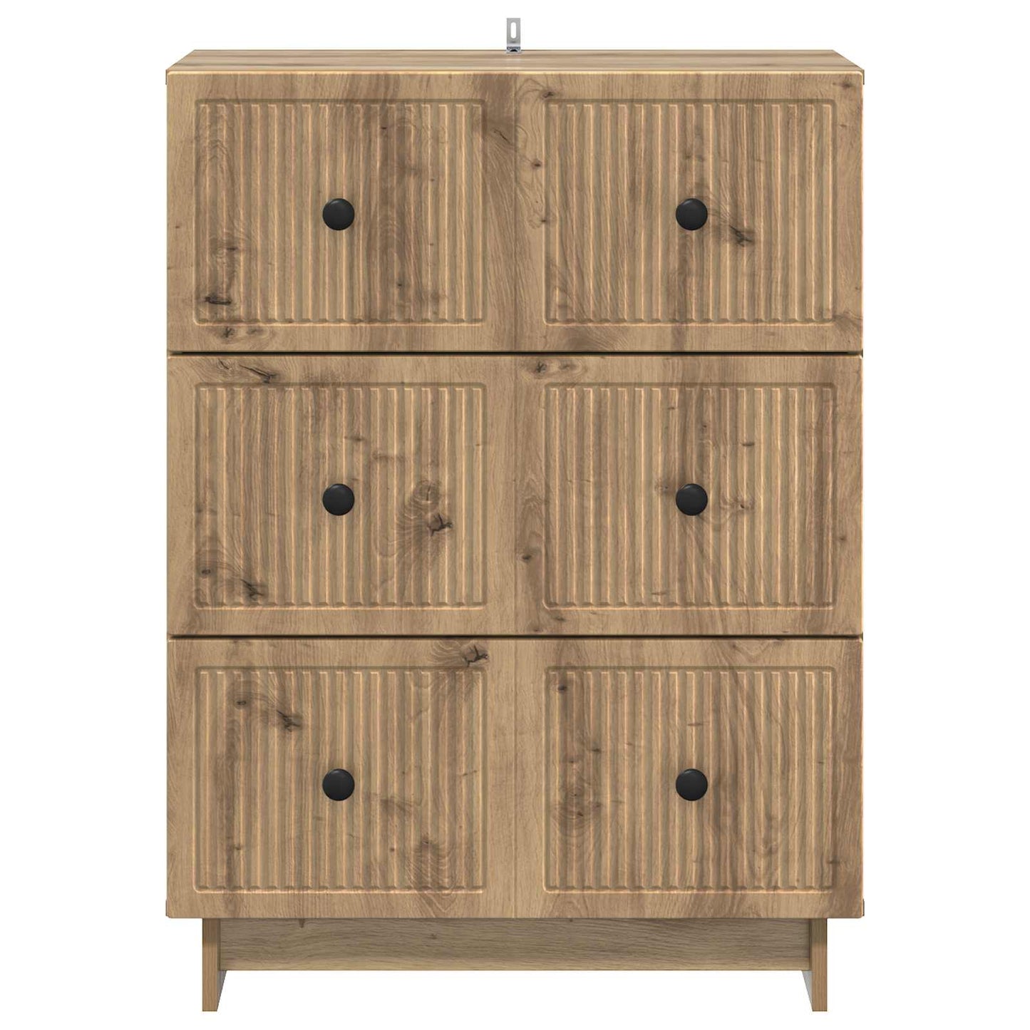 Drawer Cabinet 66 x 34.5 x 90 cm Engineered Wood Artisan Oak