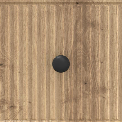 Drawer Cabinet Artisan Oak 33 x 34.5 x 90 cm Engineered Wood