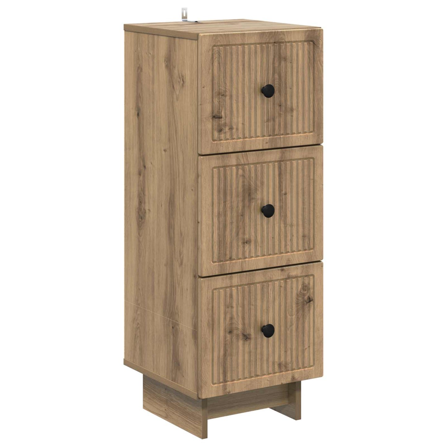 Drawer Cabinet Artisan Oak 33 x 34.5 x 90 cm Engineered Wood