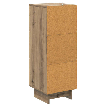 Drawer Cabinet Artisan Oak 33 x 34.5 x 90 cm Engineered Wood