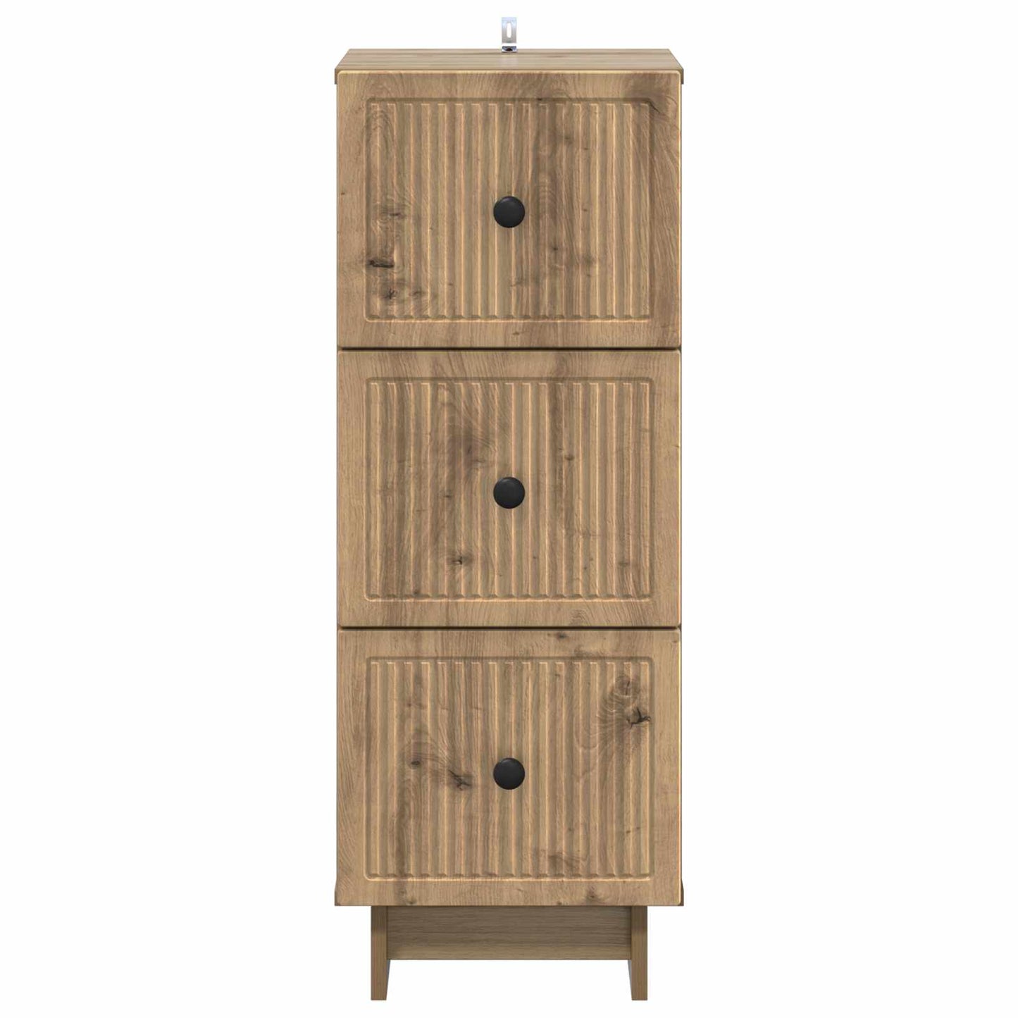 Drawer Cabinet 33 x 34.5 x 90 cm Engineered Wood Artisan Oak